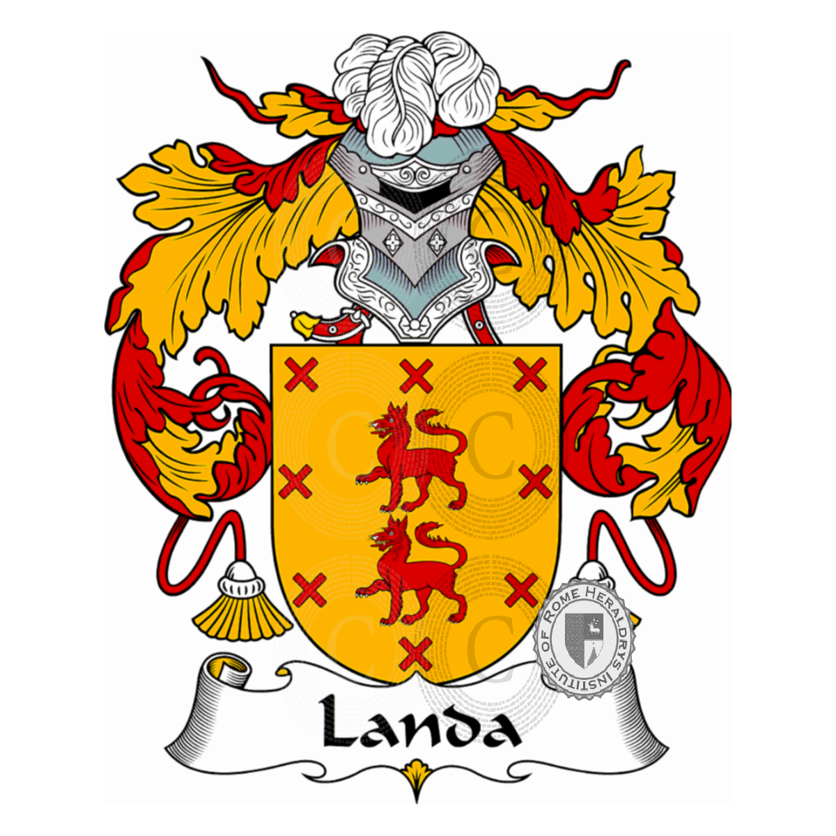 Coat of arms of familyLanda