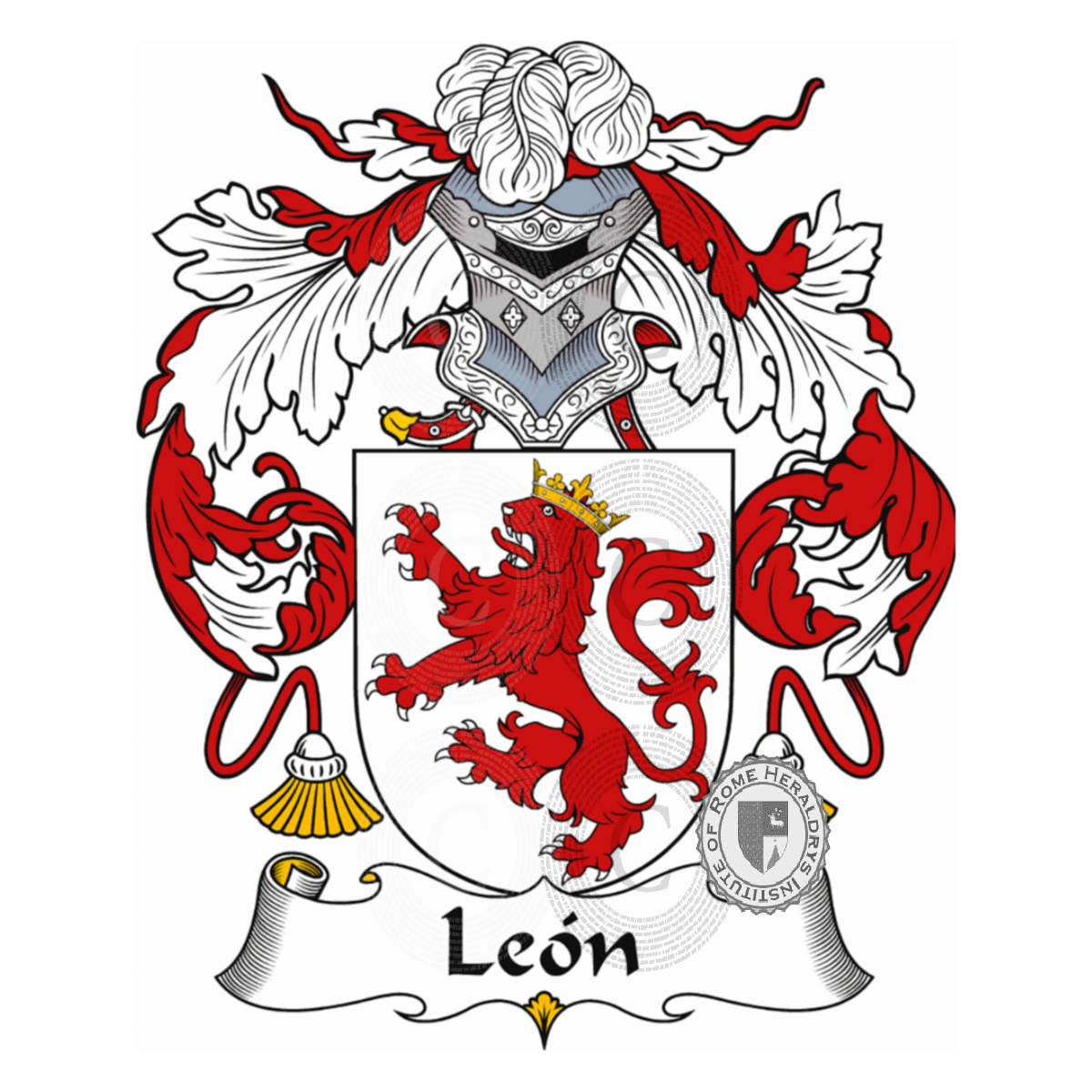 Coat of arms of familyLeón
