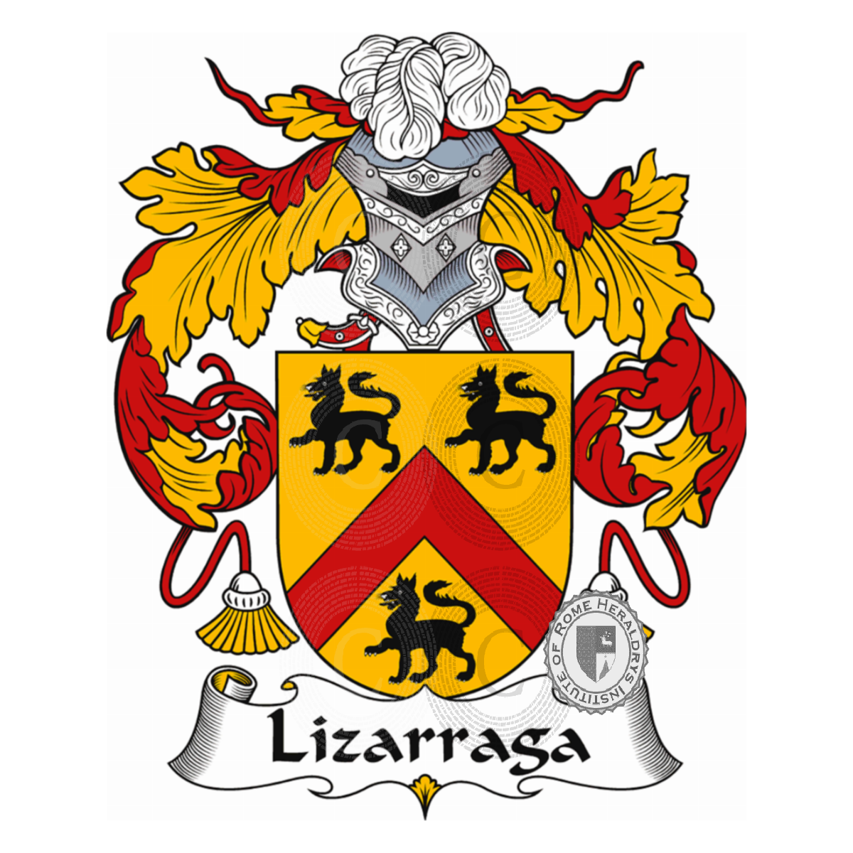 Coat of arms of familyLizarraga
