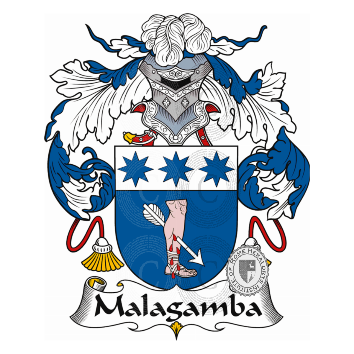Escudo de la familiaMalagamba
