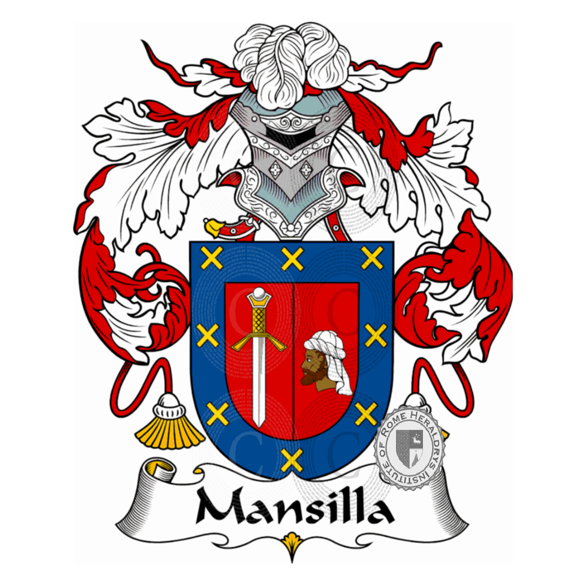 Escudo de la familiaMansilla