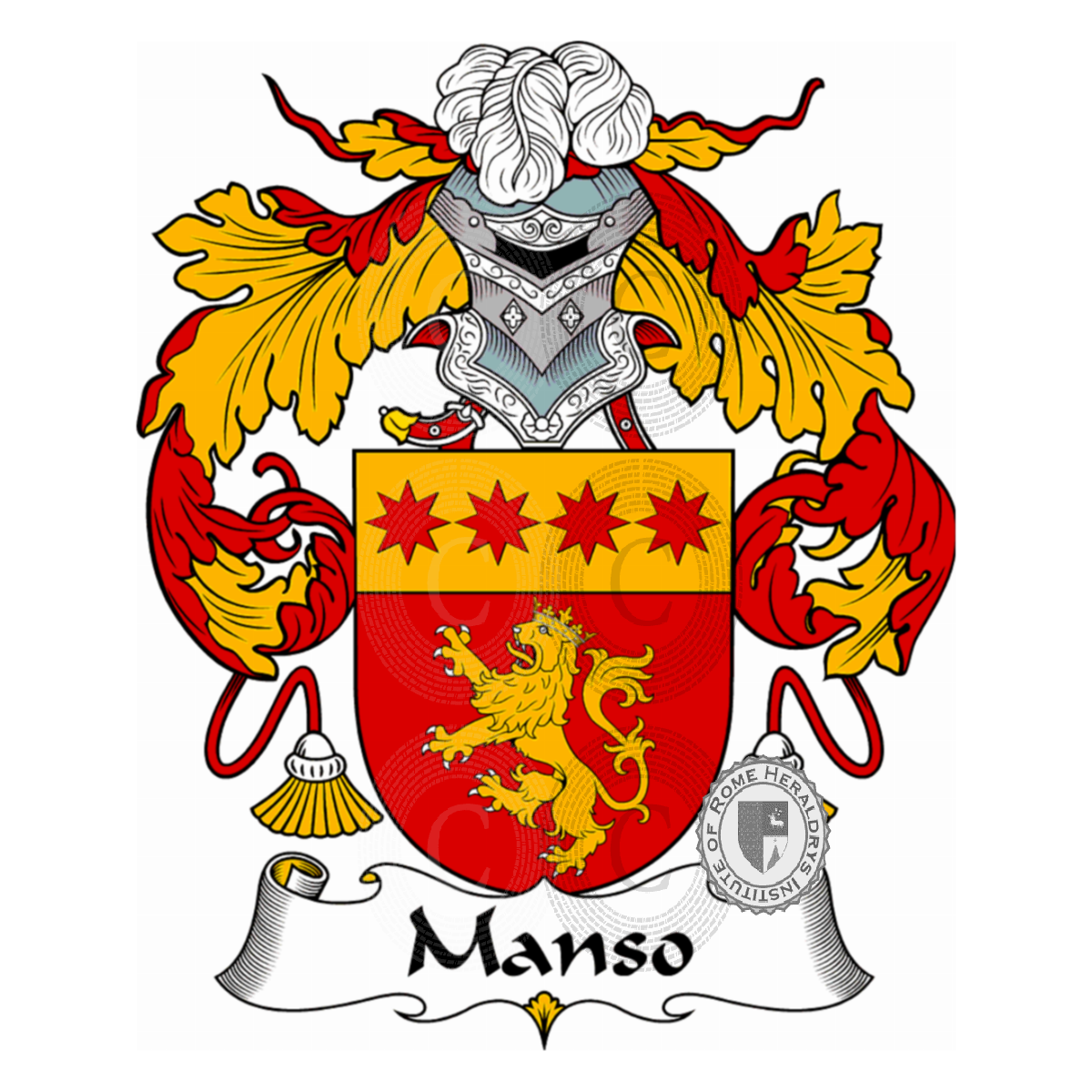 Coat of arms of familyManso