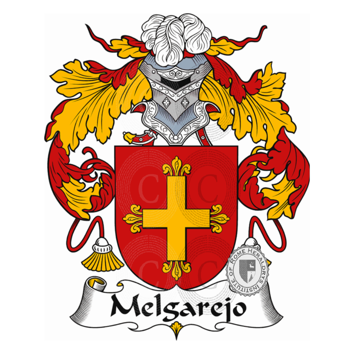 Coat of arms of familyMelgarejo