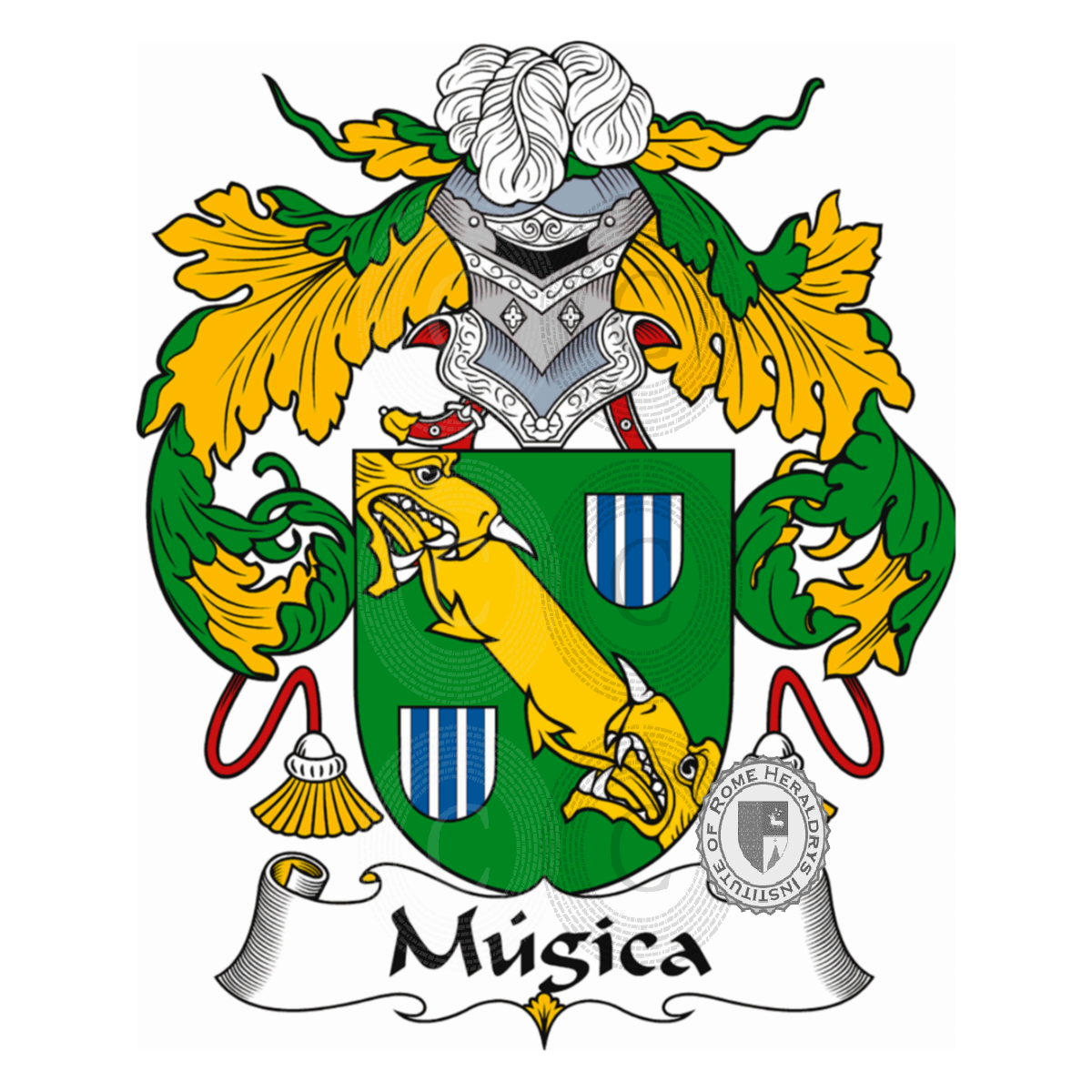 Coat of arms of familyMúgica
