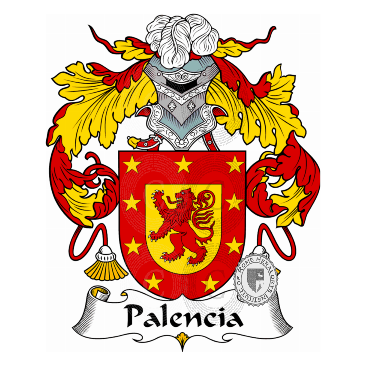 Escudo de la familiaPalencia, Palença