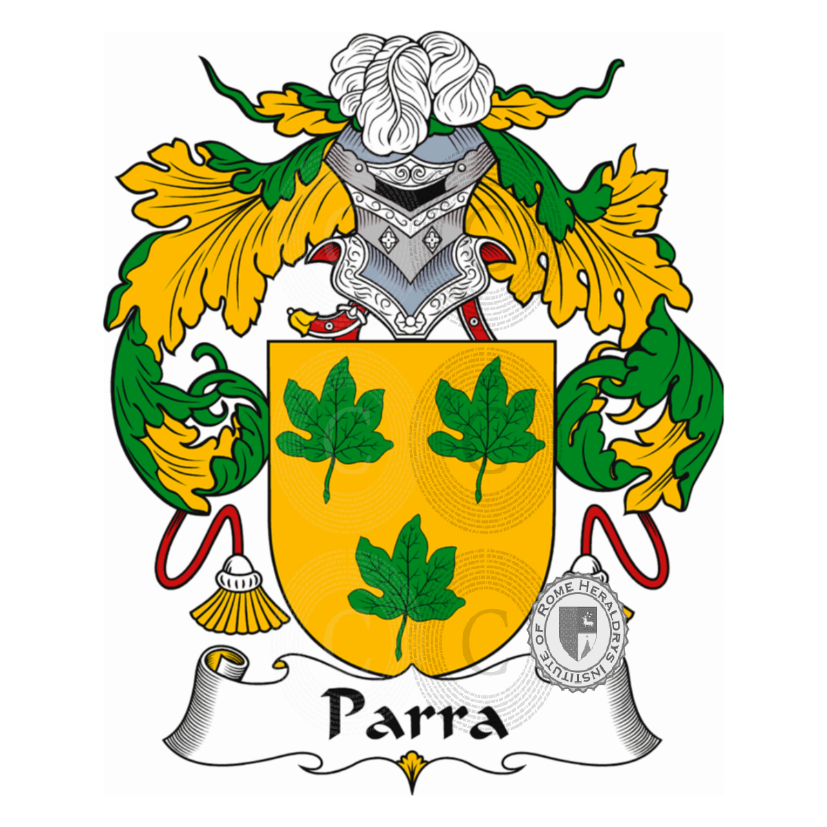Coat of arms of familyParra