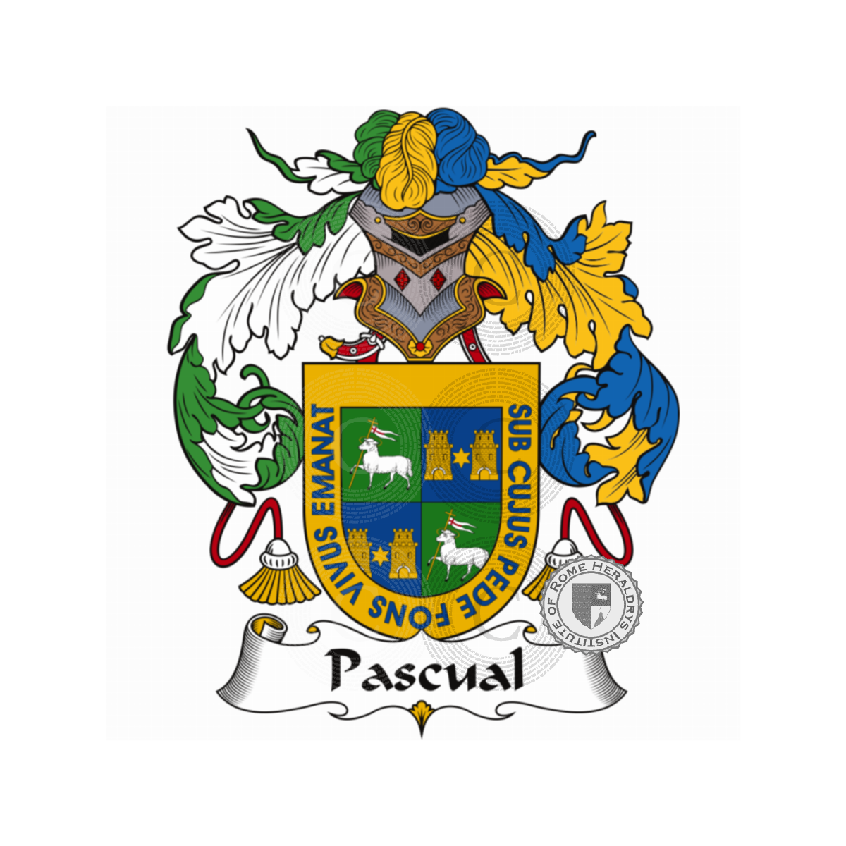 Wappen der FamiliePascual
