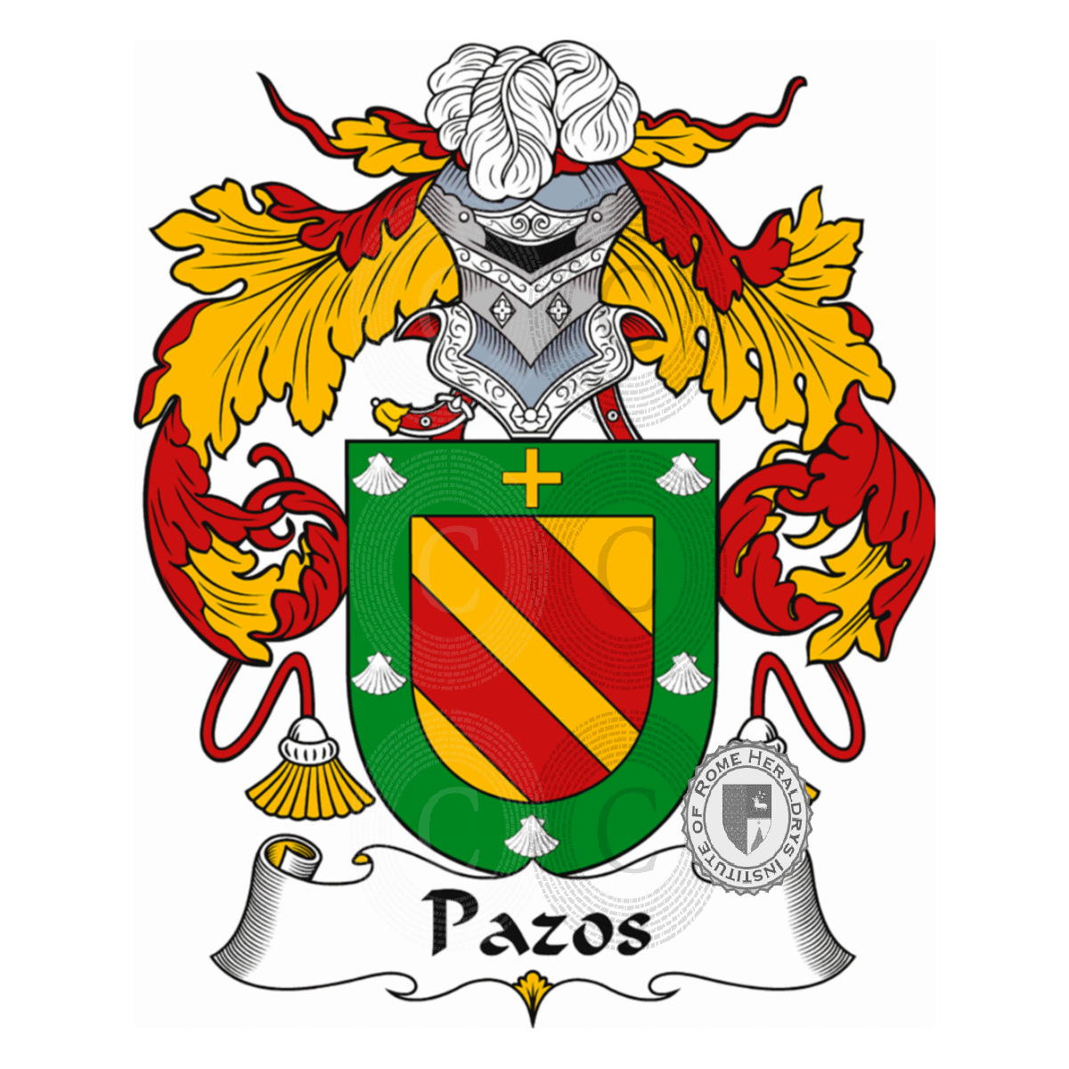 Coat of arms of familyPazos, de Pazos