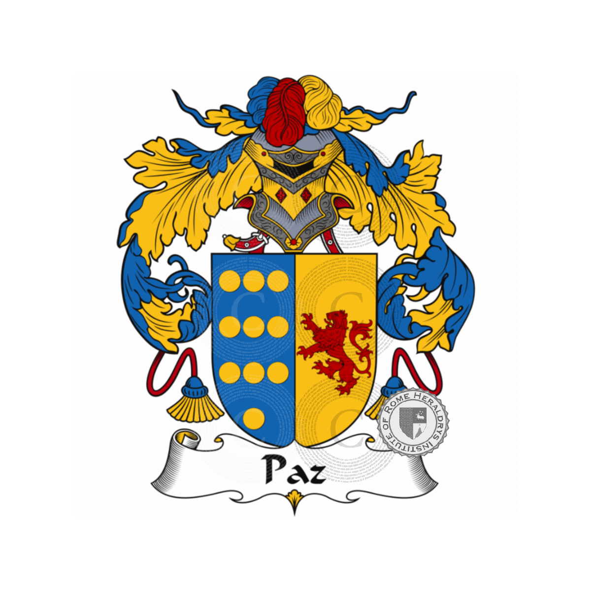 Coat of arms of familyPaz