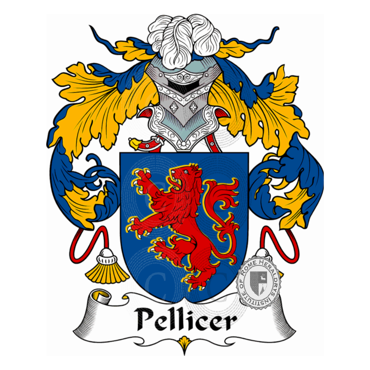 Coat of arms of familyPellicer