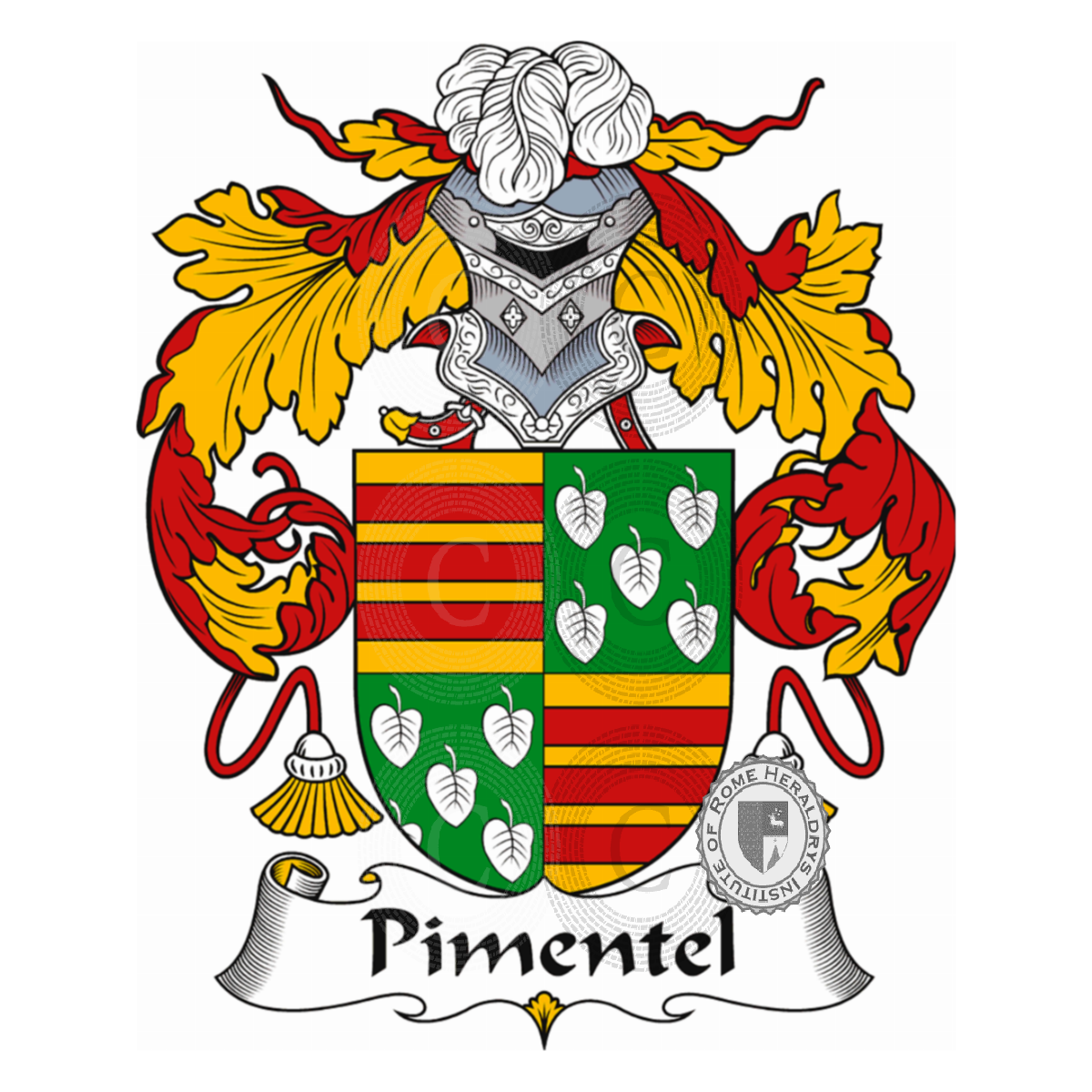 Escudo de la familiaPimentel, Alonso Pimentel
