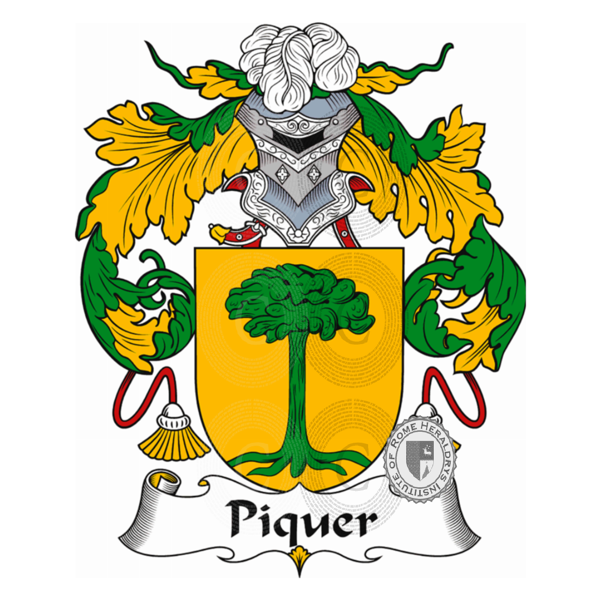 Coat of arms of familyPiquer