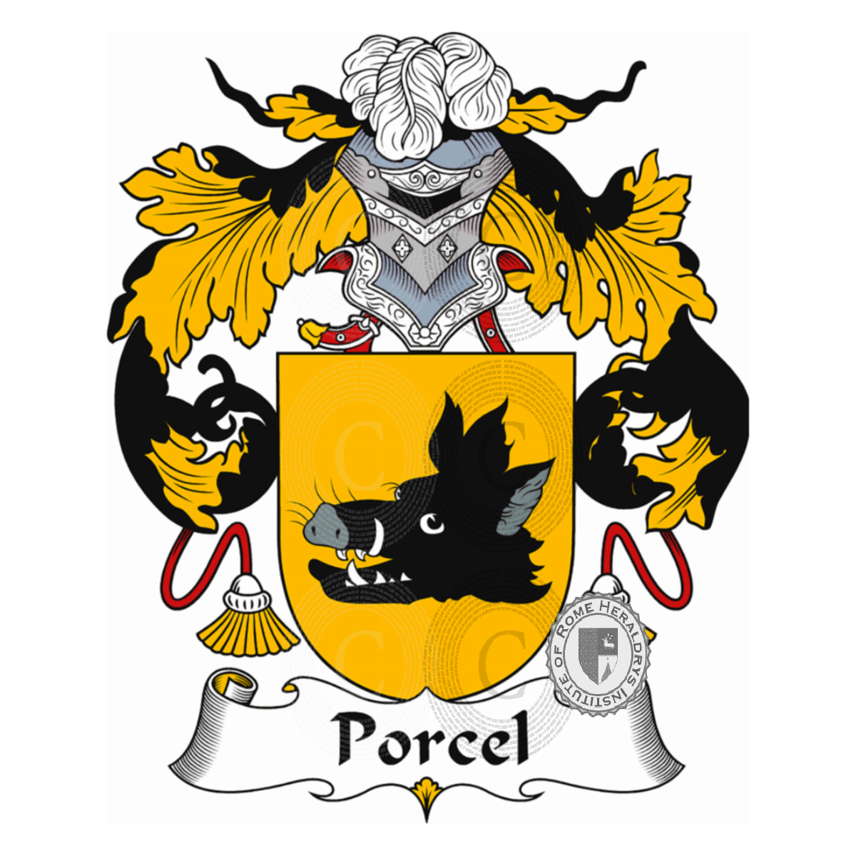 Coat of arms of familyPorcel