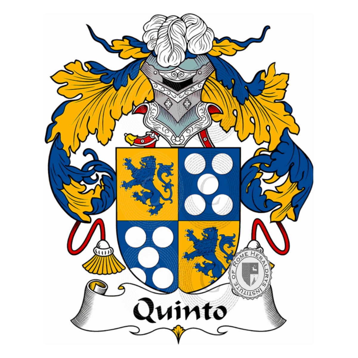 Coat of arms of familyQuinto