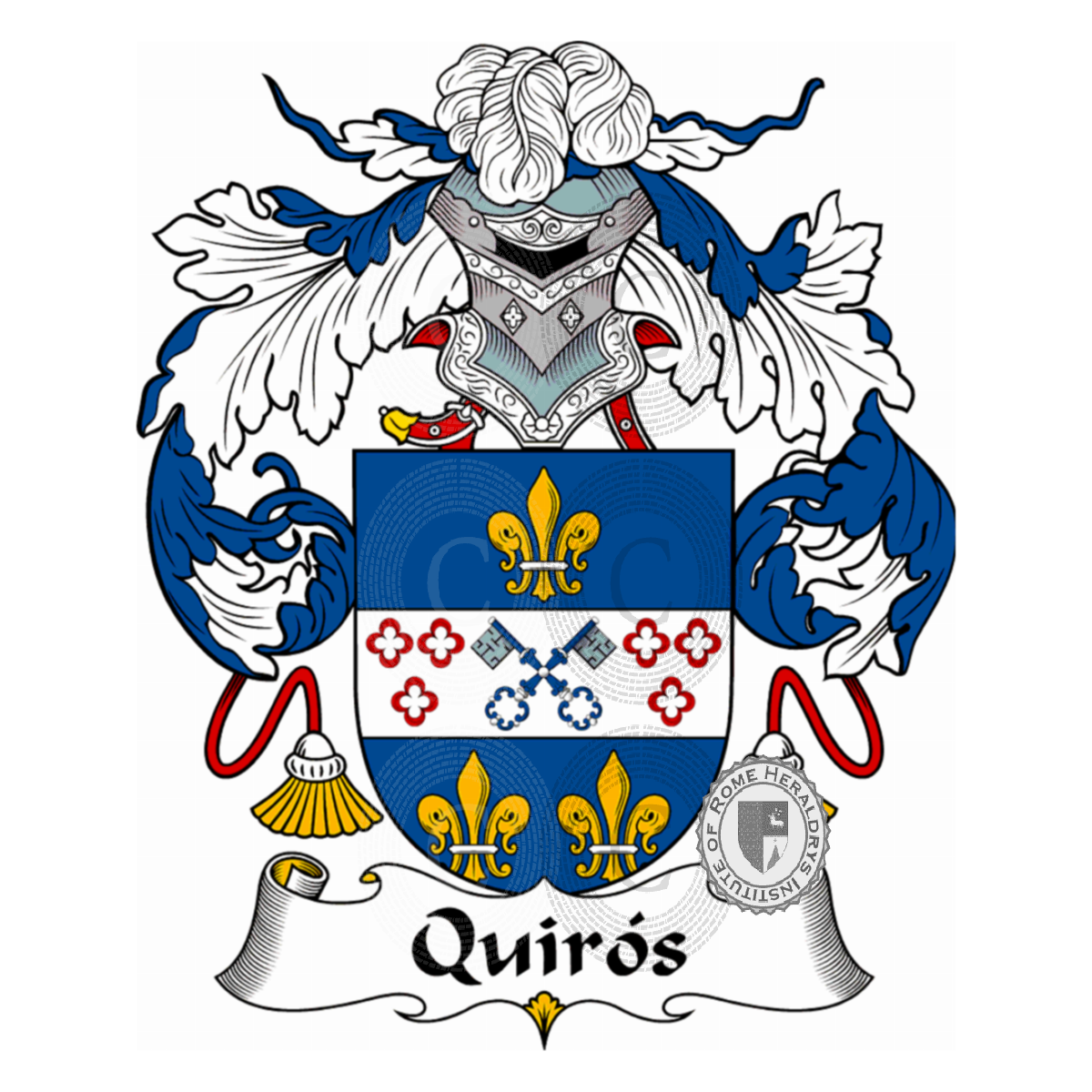Coat of arms of familyQuirós