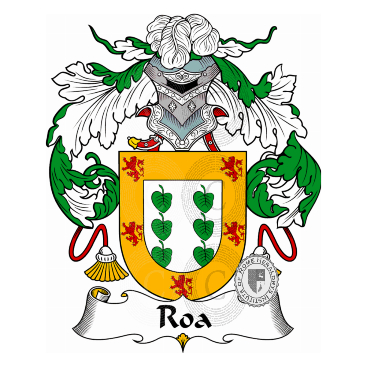 Coat of arms of familyRoa