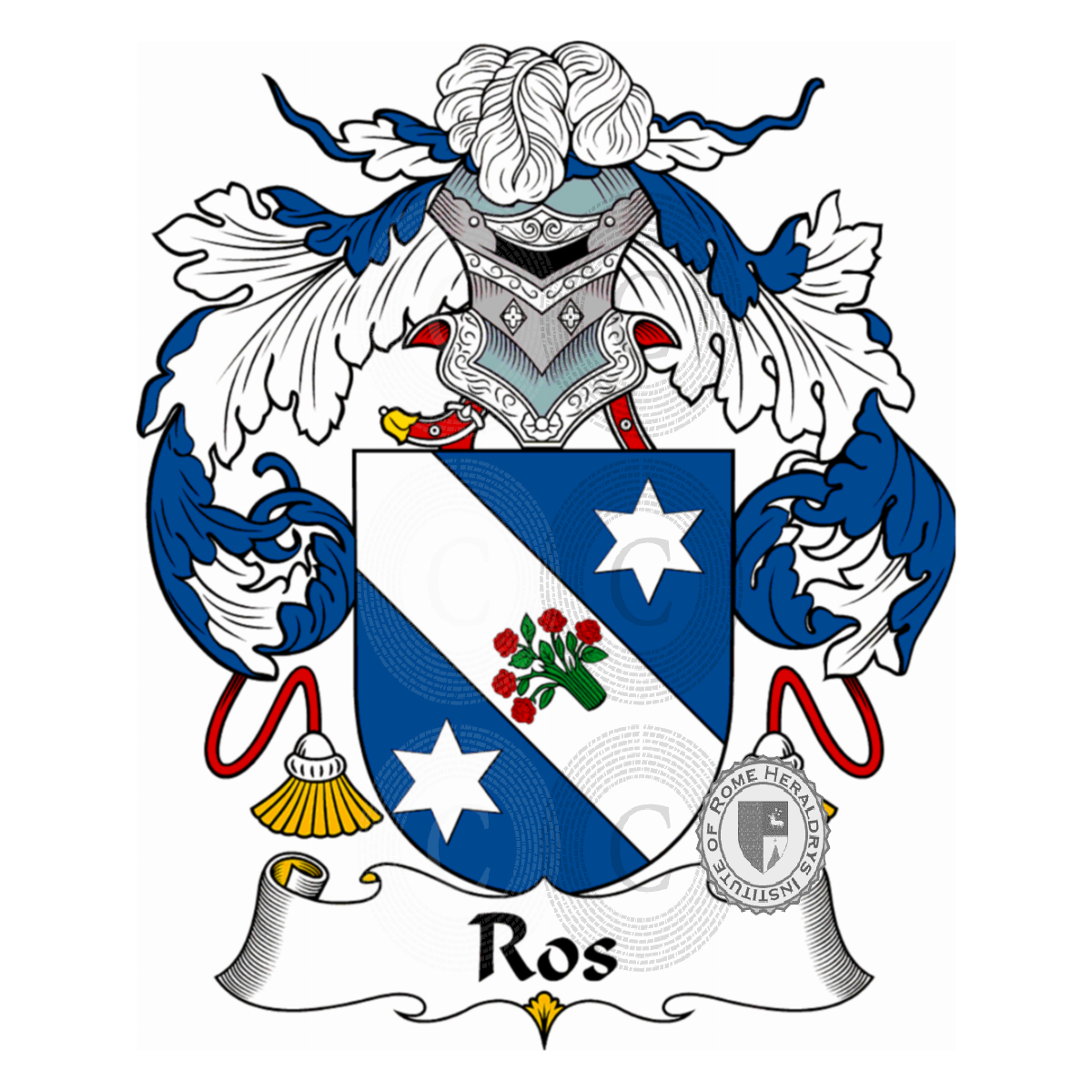 Wappen der FamilieRos, Rostro