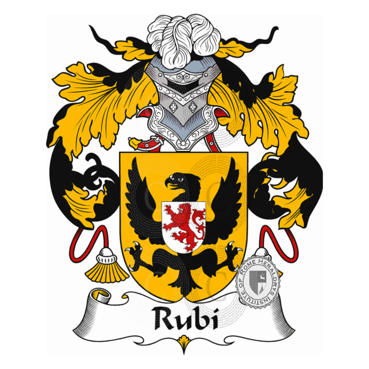 Escudo de la familiaRubí