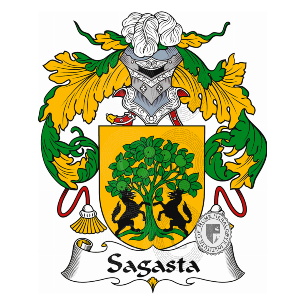 Wappen der FamilieSagasta