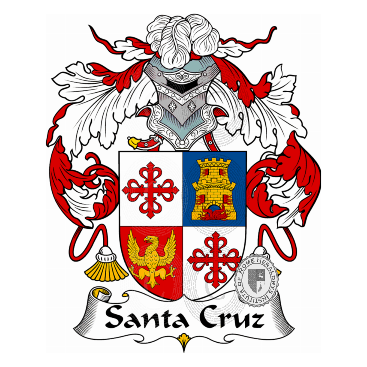 Escudo de la familiaSanta Cruz