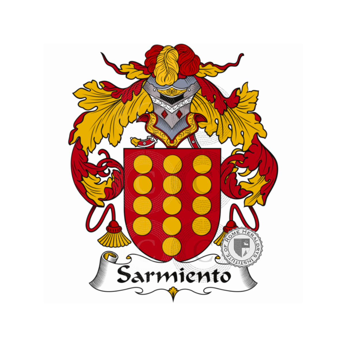 Escudo de la familiaSarmiento, Sarmiento Villamayor