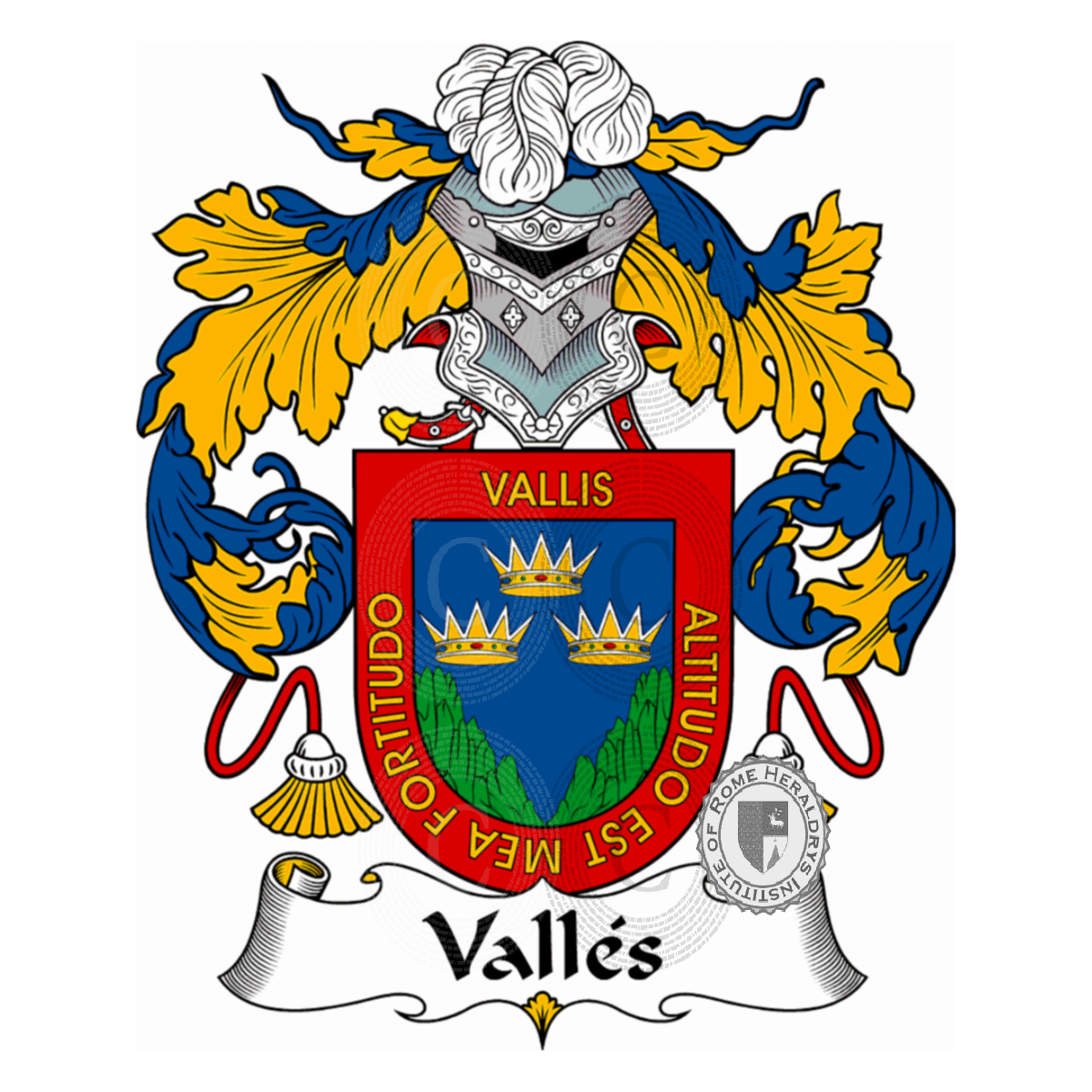 Coat of arms of familyVallés