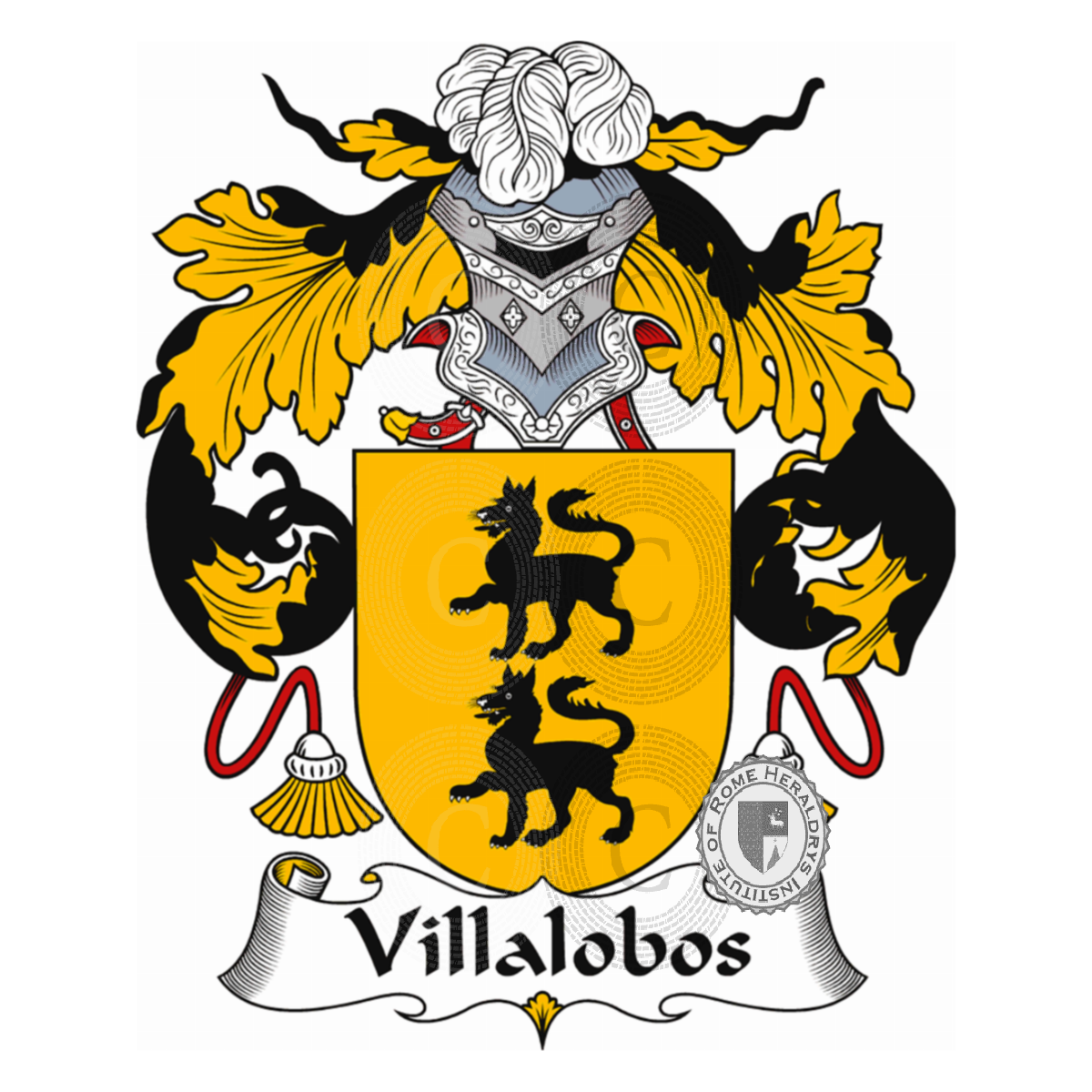 Escudo de la familiaVillalobos