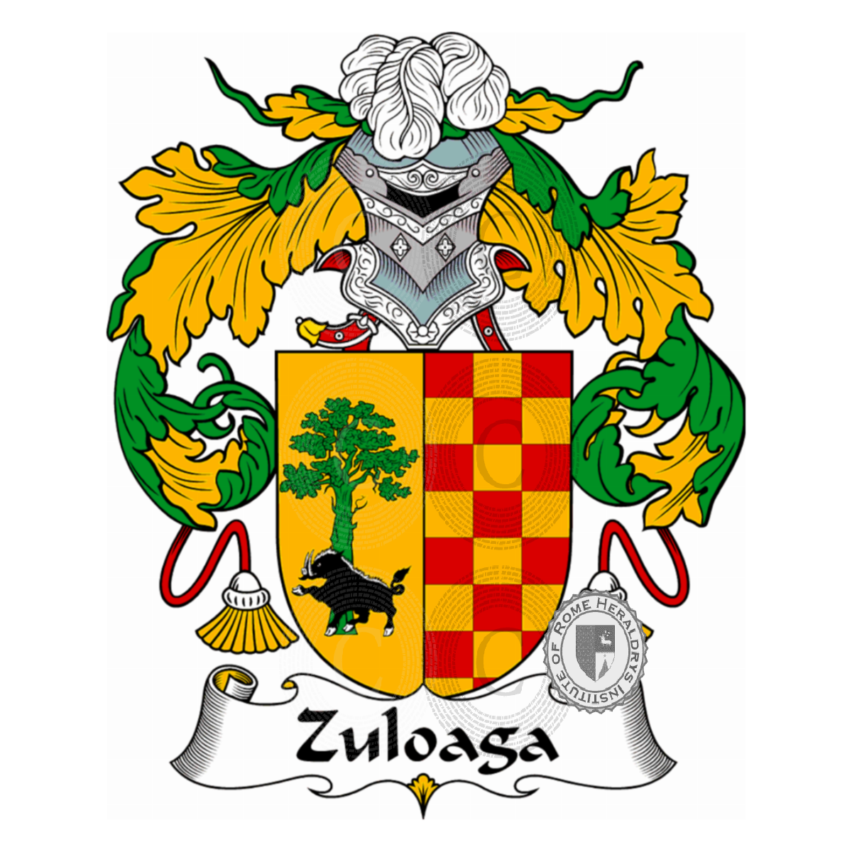 Coat of arms of familyZuloaga