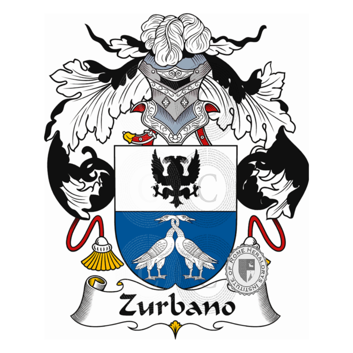 Coat of arms of familyZurbano