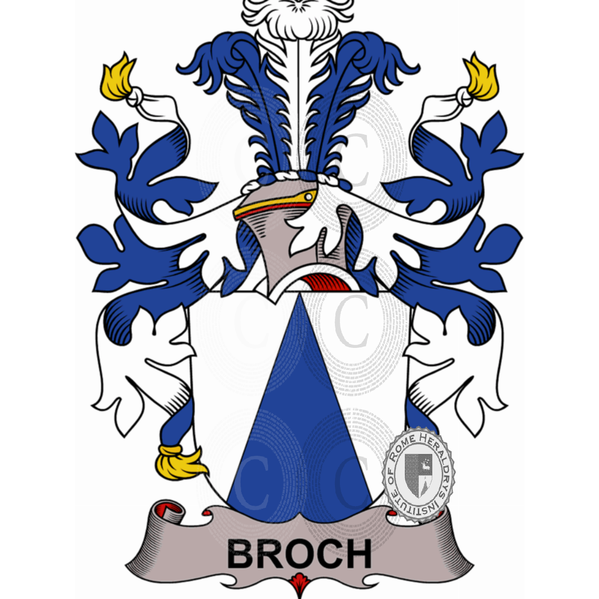 Escudo de la familiaBroch