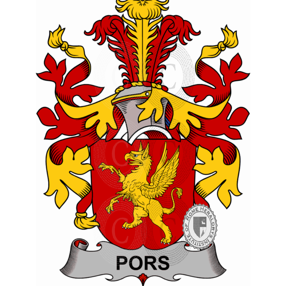 Coat of arms of familyPors