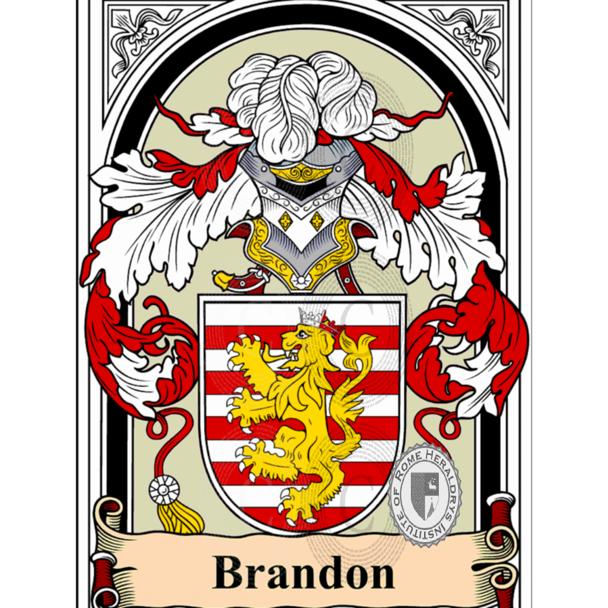 Coat of arms of familyBrandon