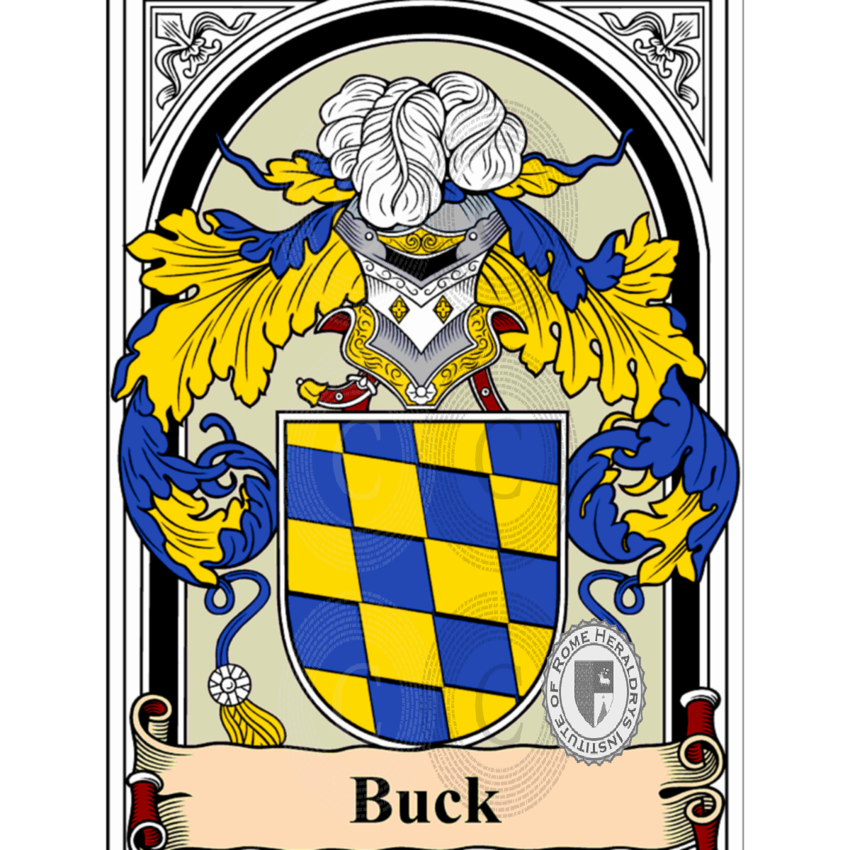 Coat of arms of familyBuck