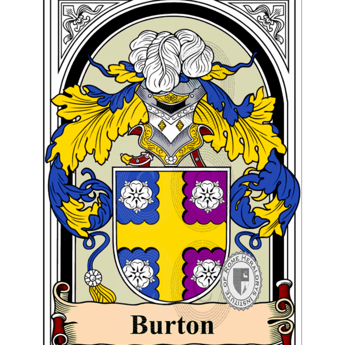 Coat of arms of familyBurton