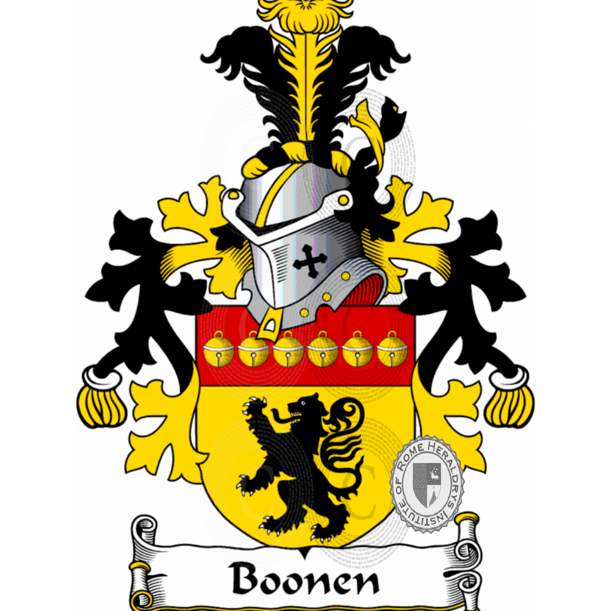 Coat of arms of familyBoonen