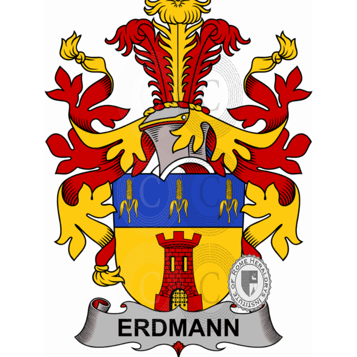 Escudo de la familiaErdmann