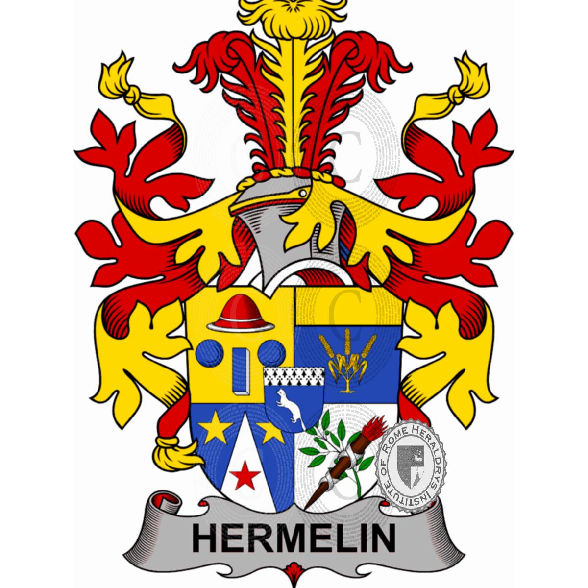 Wappen der FamilieHermelin