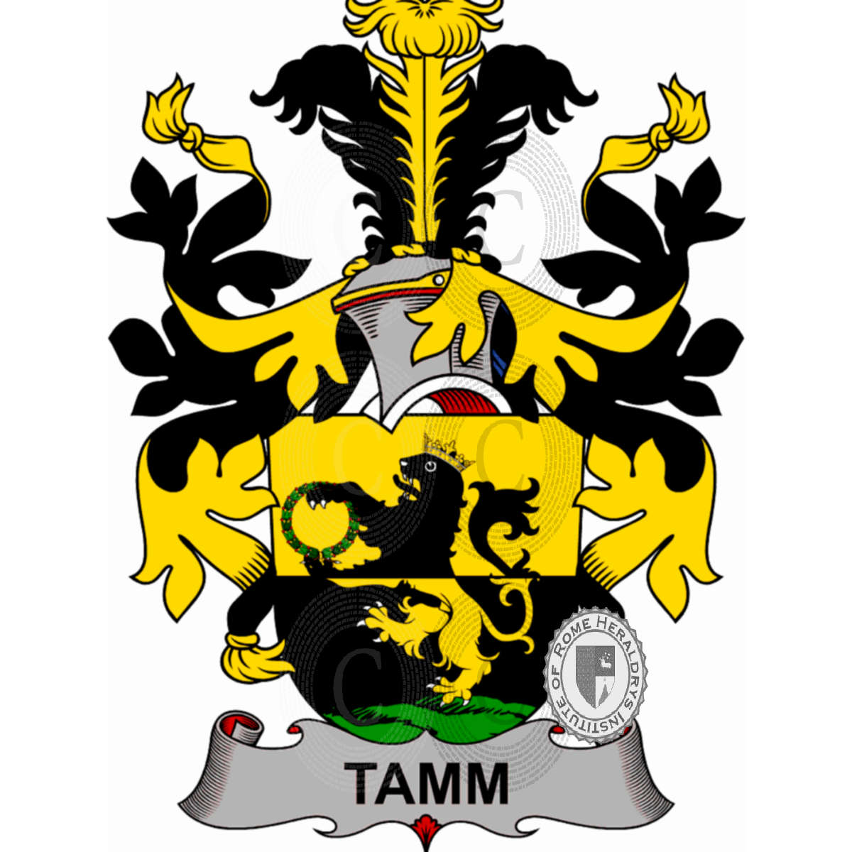 Coat of arms of familyTamm