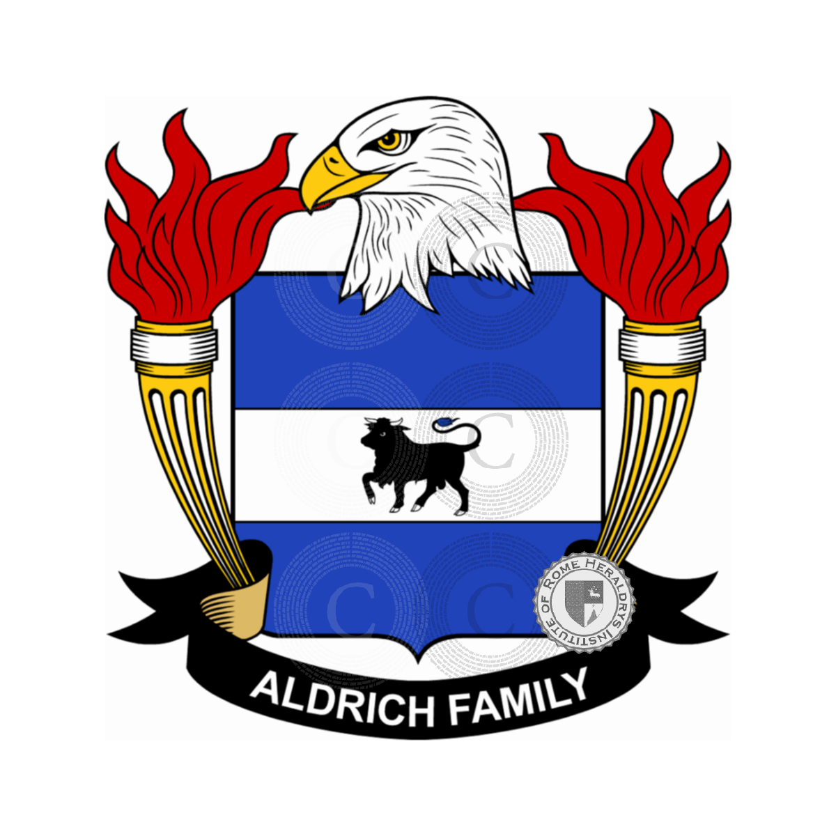 Escudo de la familiaAldrich