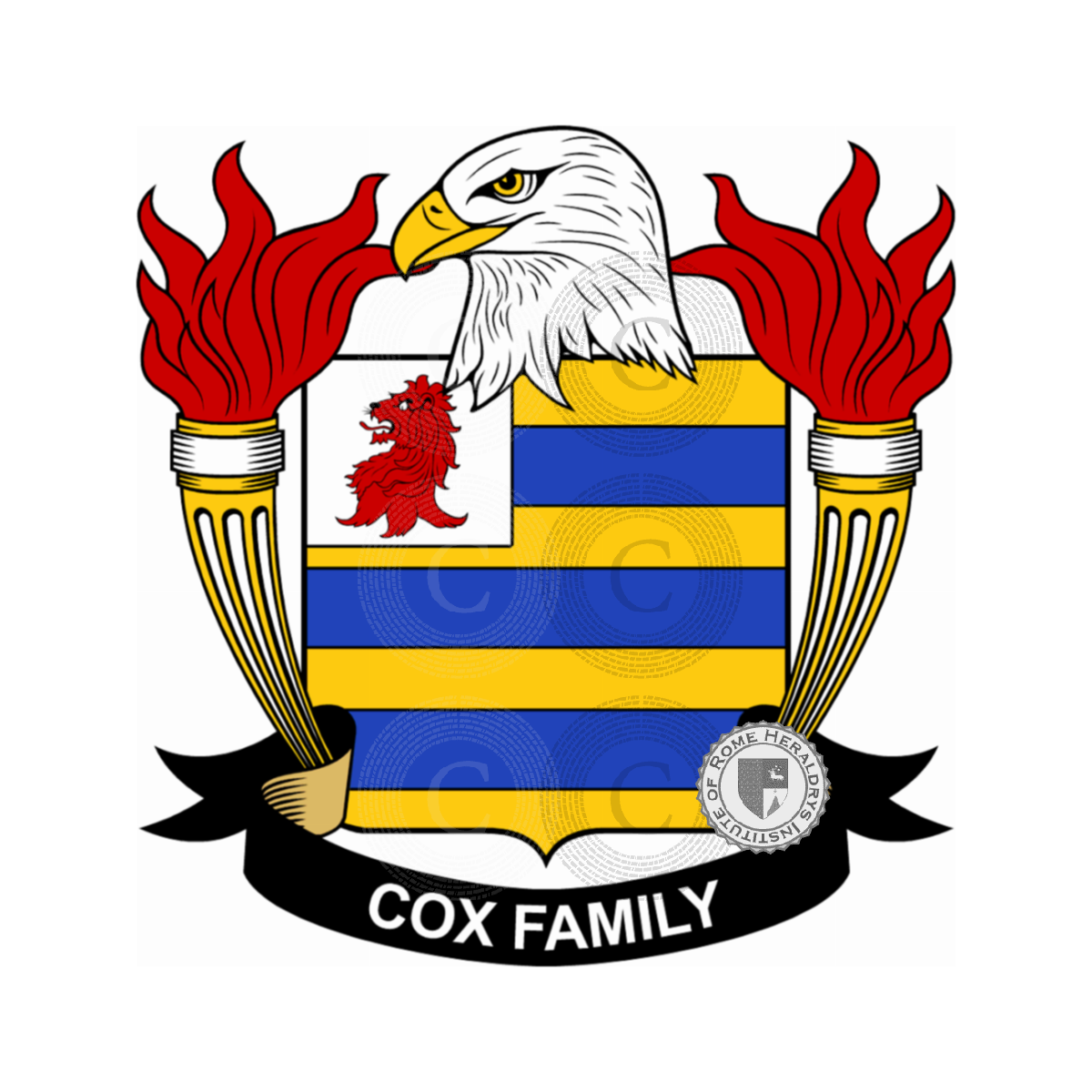 Escudo de la familiaCox
