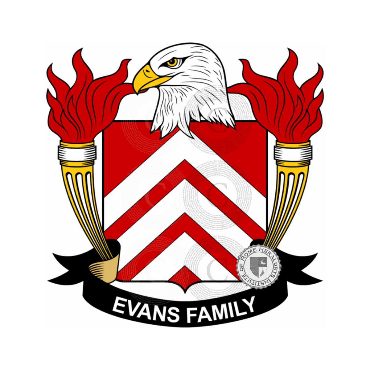 Escudo de la familiaEvans