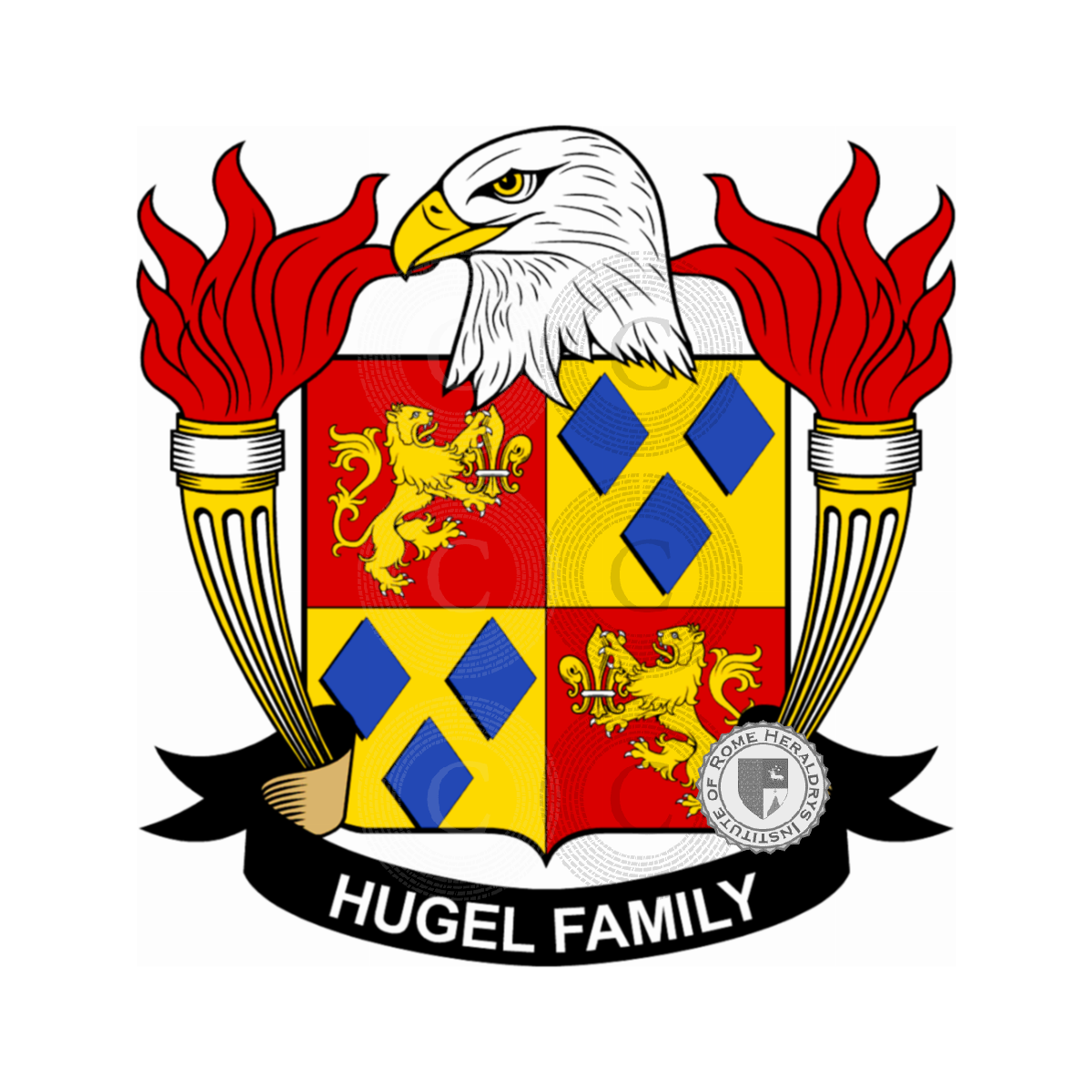 Coat of arms of familyHugel