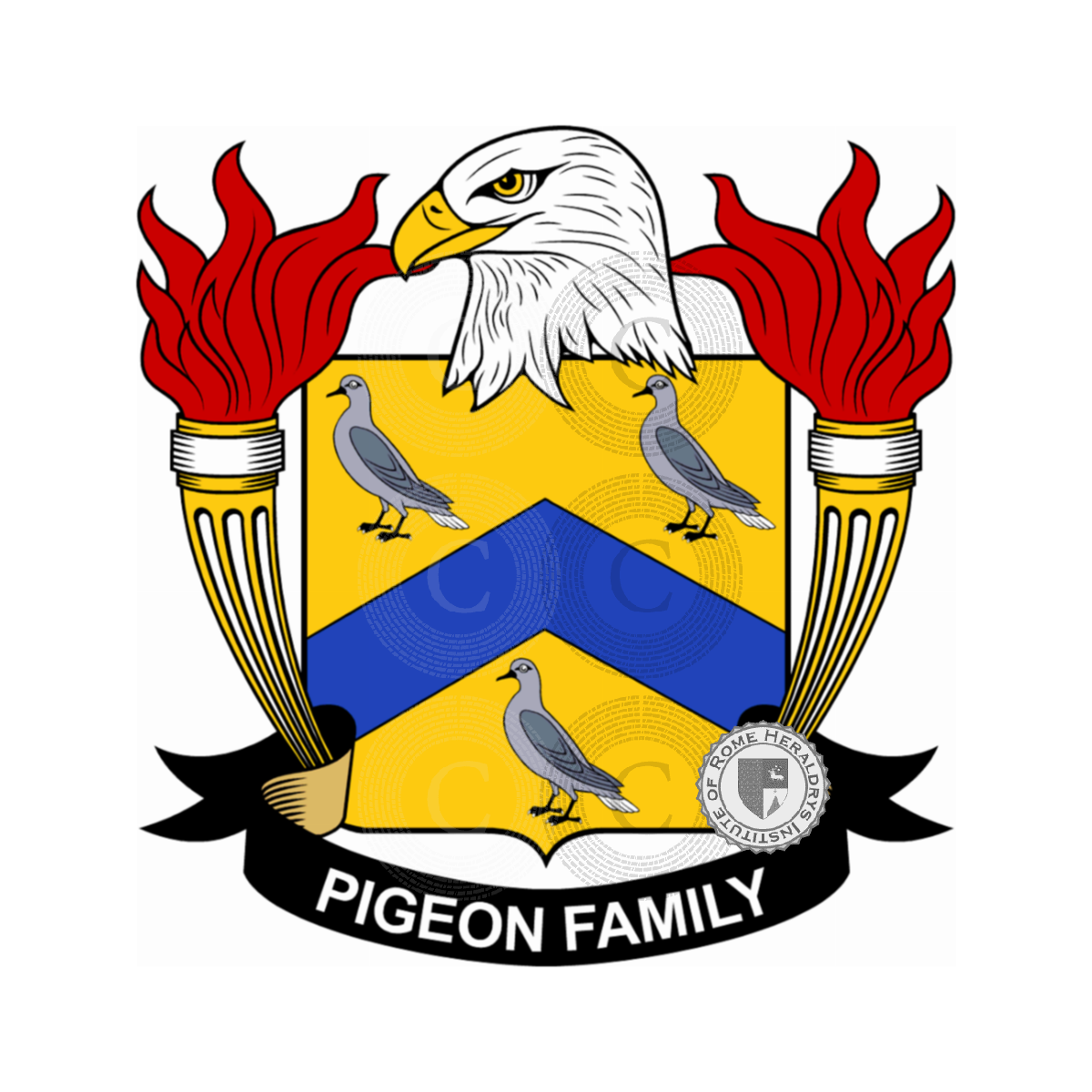Escudo de la familiaPigeon