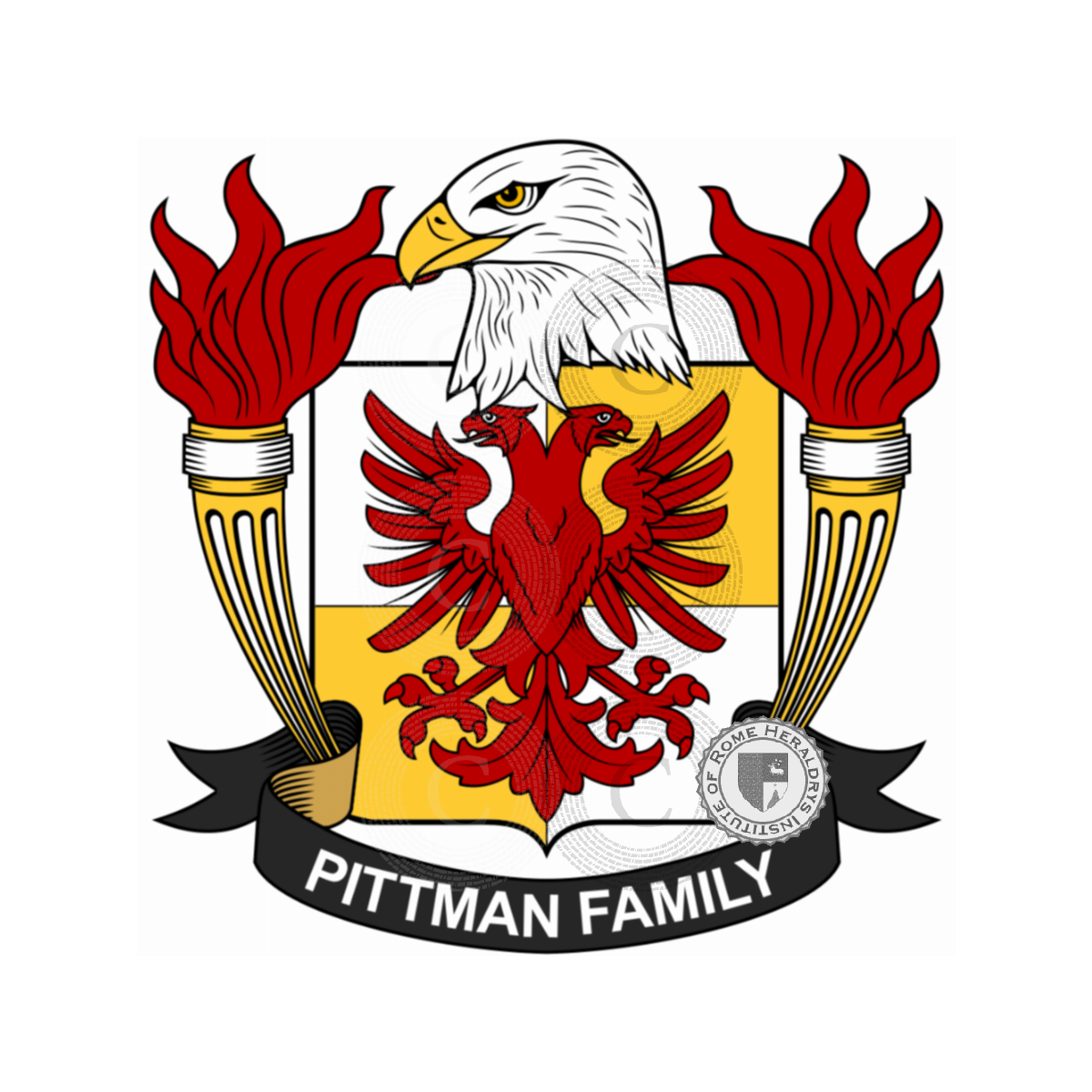 Escudo de la familiaPitman, Pitman