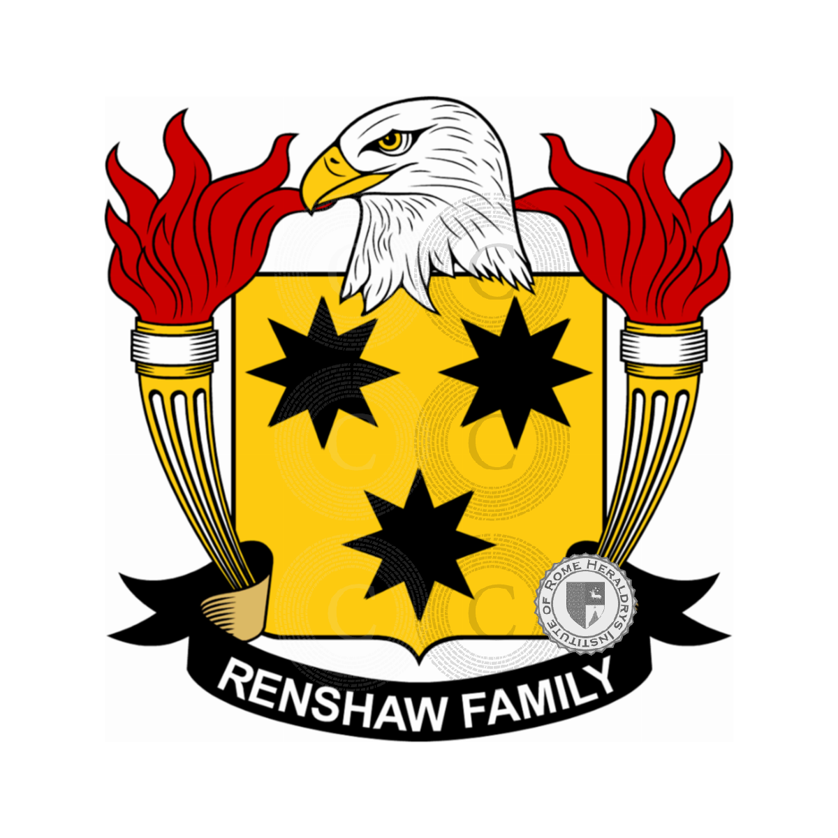 Coat of arms of familyRenshaw, Renshaw de Orea