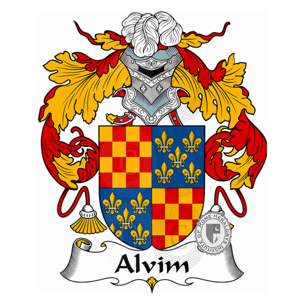 Escudo de la familiaAlvim