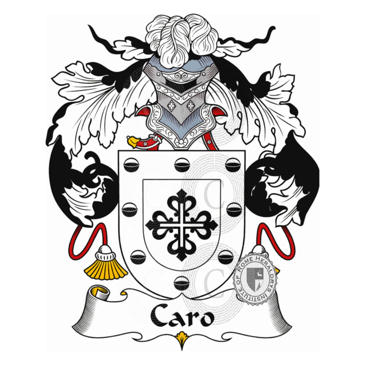 Coat of arms of familyCaro