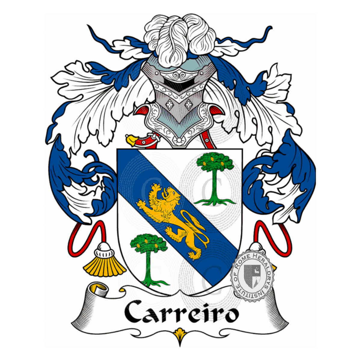 Coat of arms of familyCarreiro
