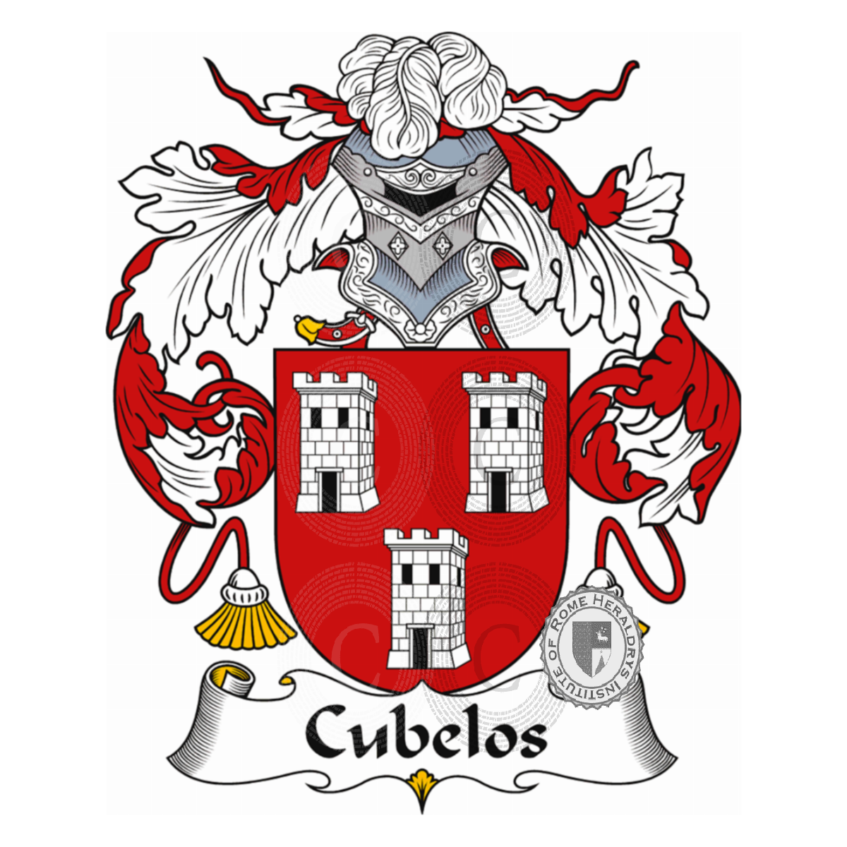 Coat of arms of familyCubelos