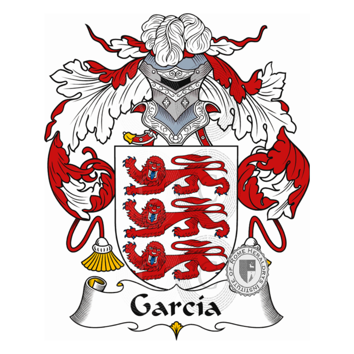 Coat of arms of familyGarcía